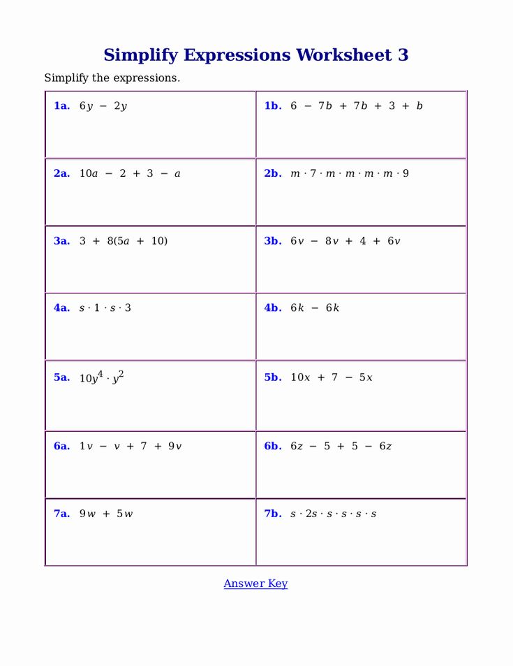 Simplifying Exponential Expressions Worksheet 44