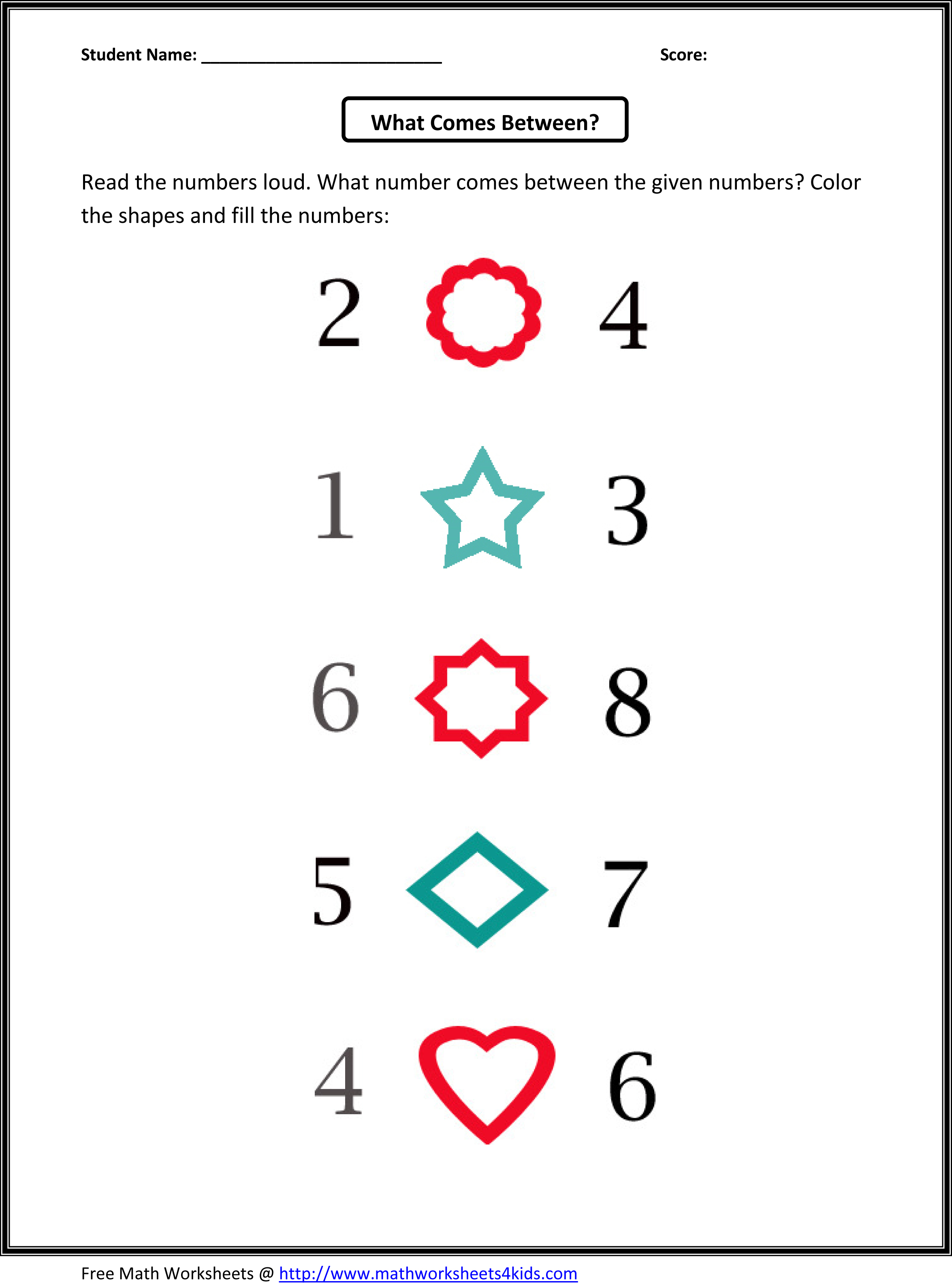 Worksheet On Number Patterns 23