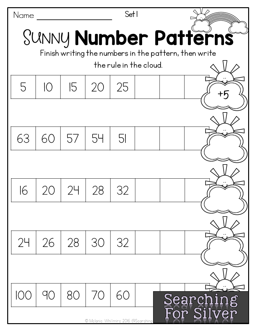 Worksheet On Number Patterns 30