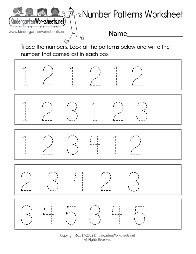 Worksheet On Number Patterns 31