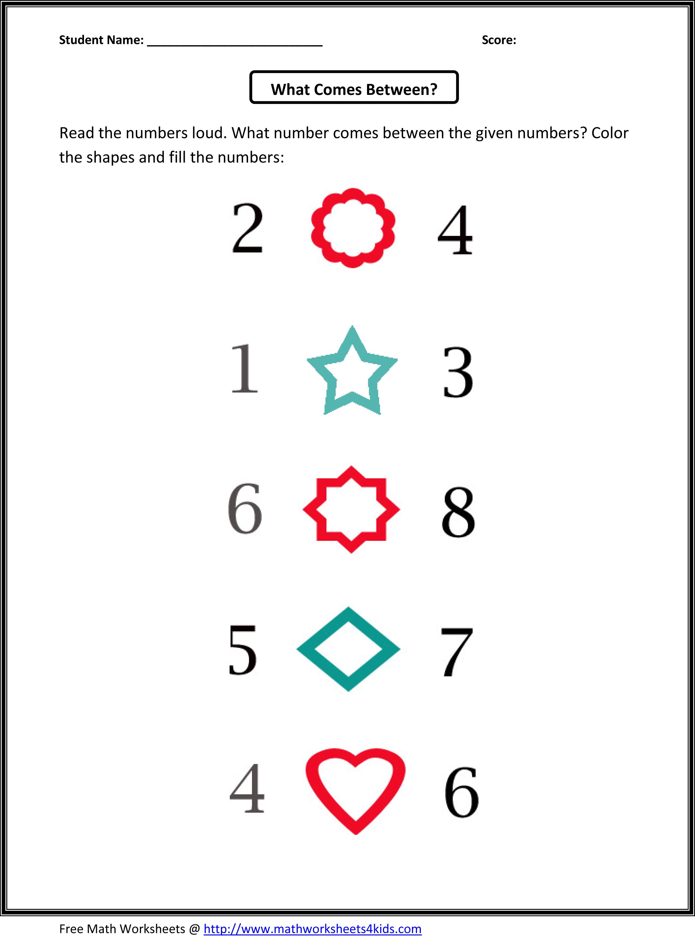 Worksheet On Number Patterns 61