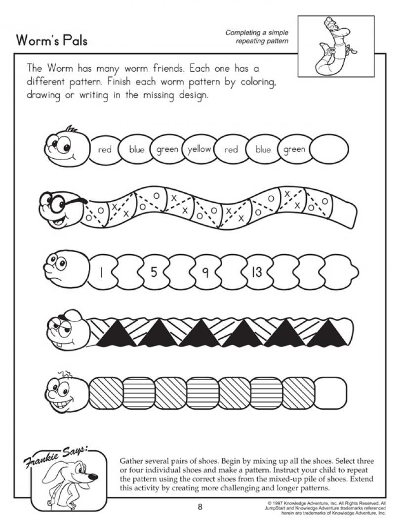 Worksheet On Number Patterns 63