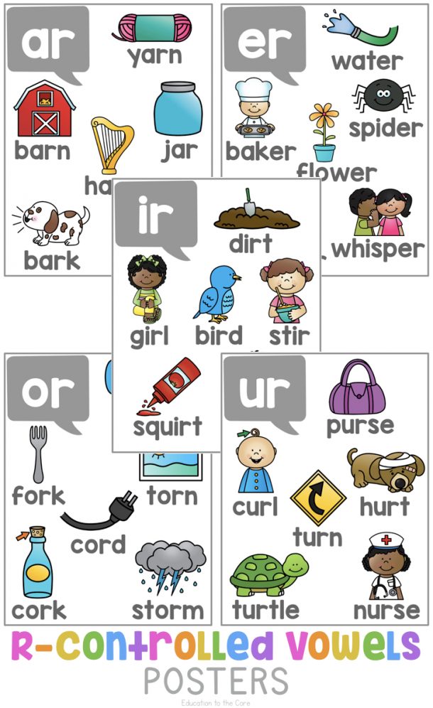 50 Vowel Controlled R Worksheets 11