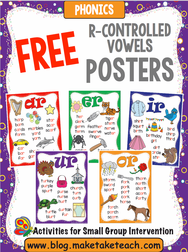 50 Vowel Controlled R Worksheets 3