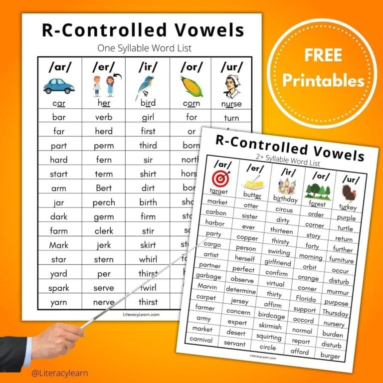 50 Vowel Controlled R Worksheets 47