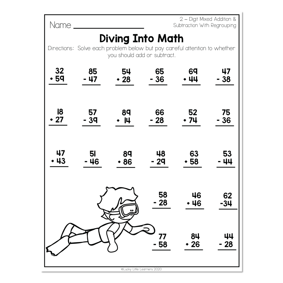 60 2Nd Grade Math Worksheet 34