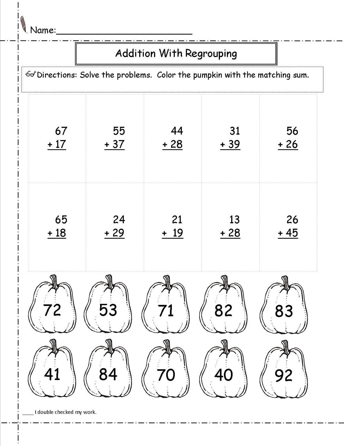 60 2Nd Grade Math Worksheet 35