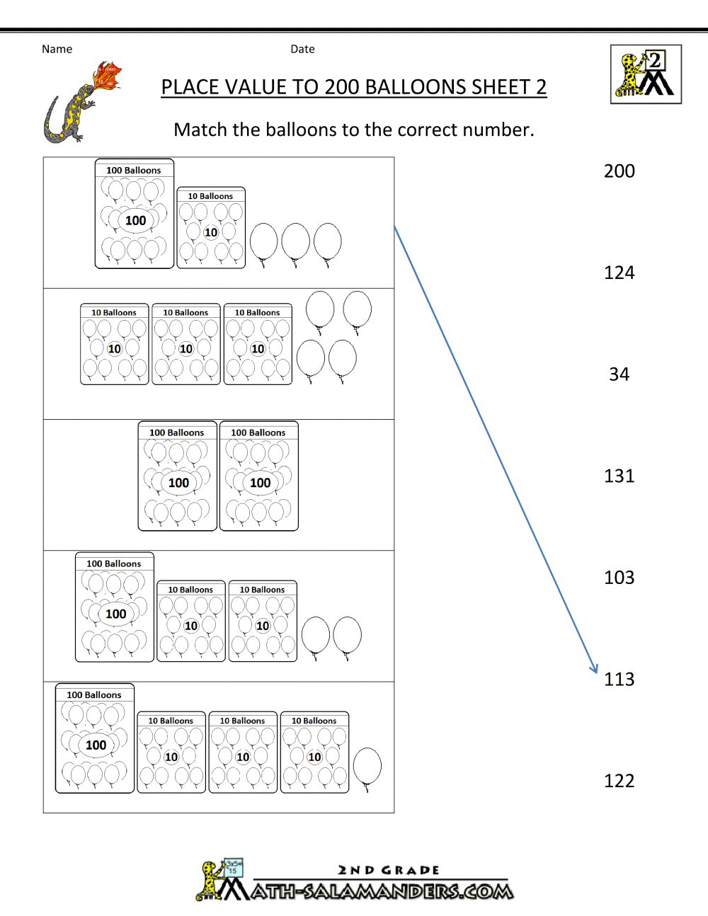 60 2Nd Grade Math Worksheet 58