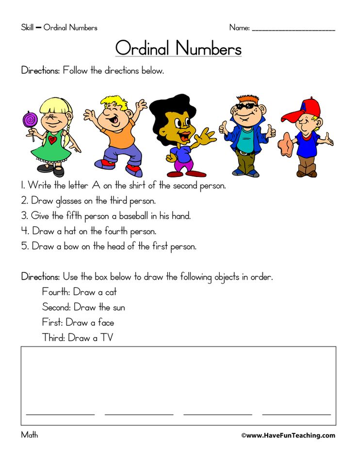 60 Worksheet About Ordinal Numbers 17