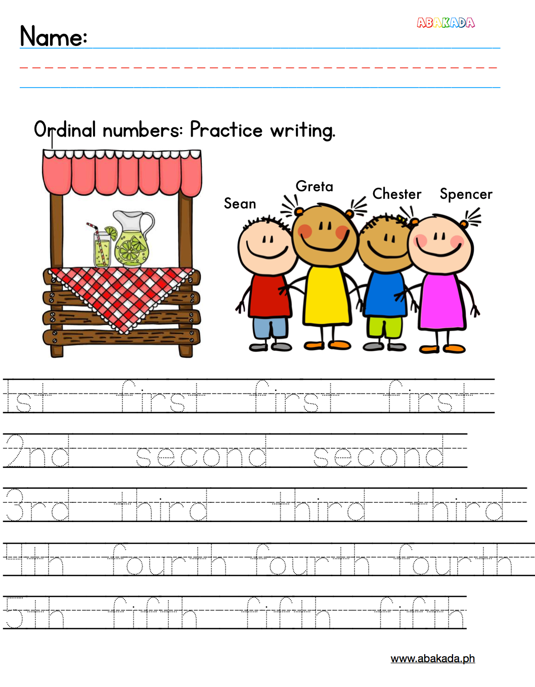 60 Worksheet About Ordinal Numbers 22