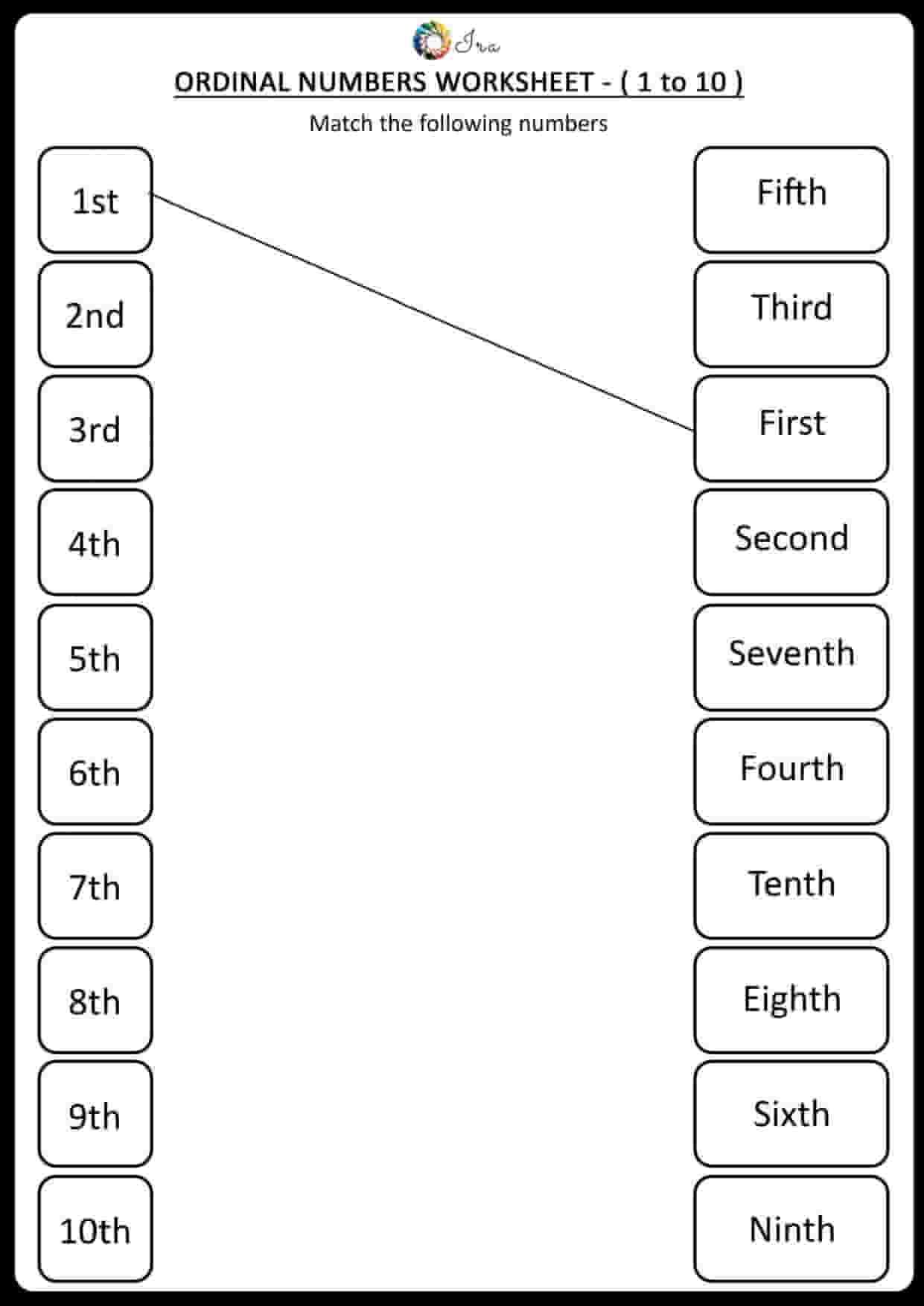 60 Worksheet About Ordinal Numbers 59