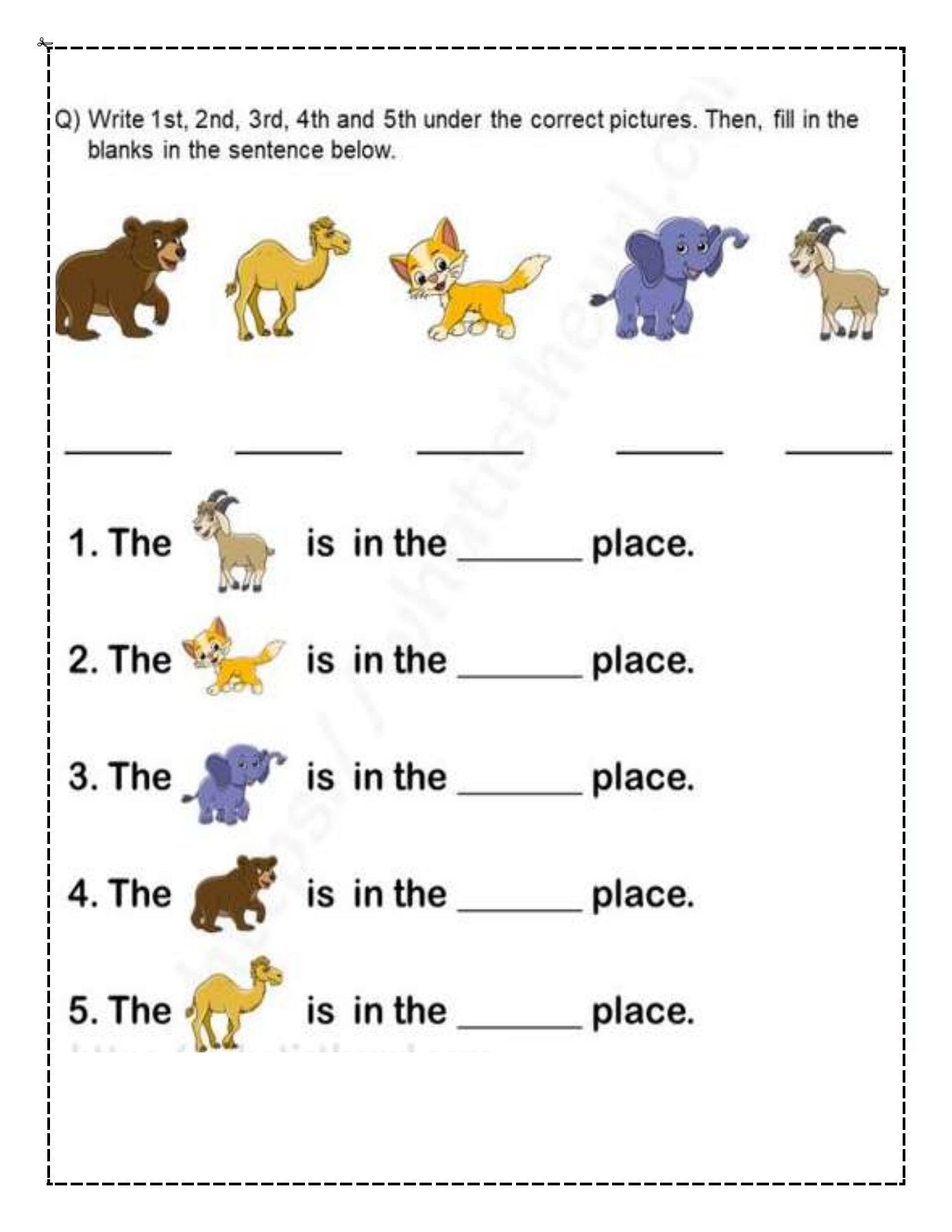 60 Worksheet About Ordinal Numbers 9