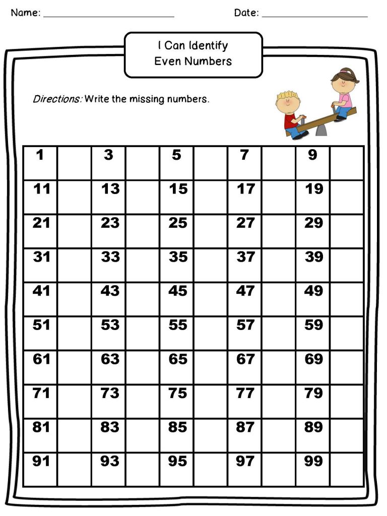 61 Even And Odd Worksheets 20