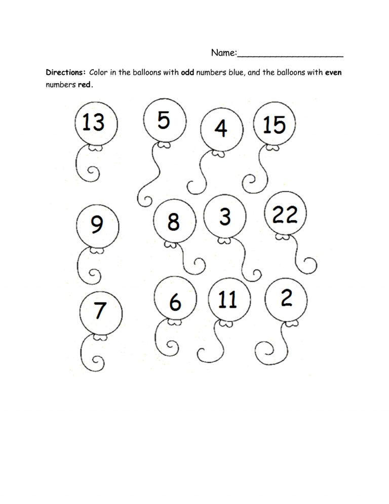 61 Even And Odd Worksheets 29