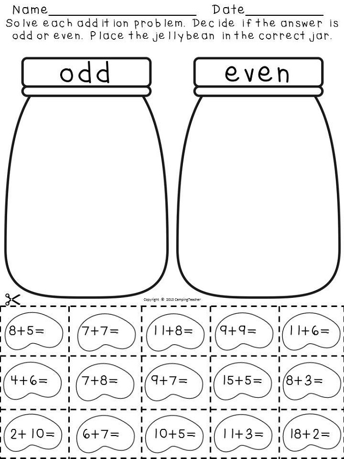 61 Even And Odd Worksheets 46