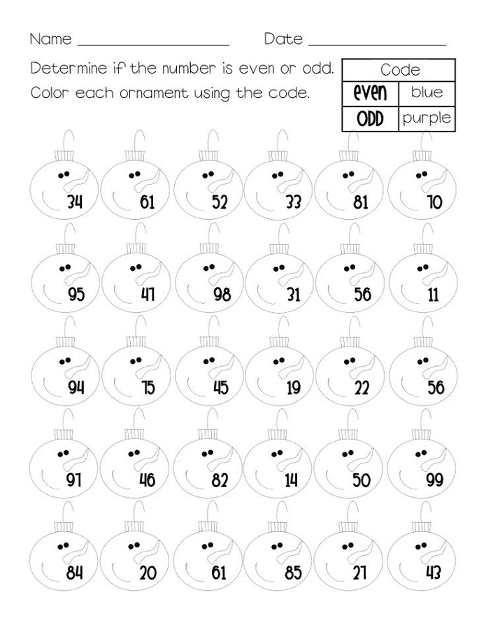 61 Even And Odd Worksheets 50