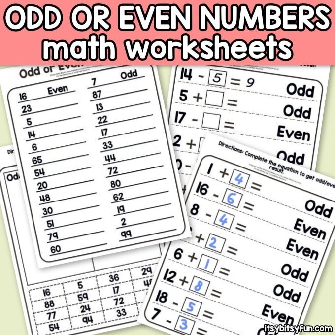 61 Even And Odd Worksheets 51