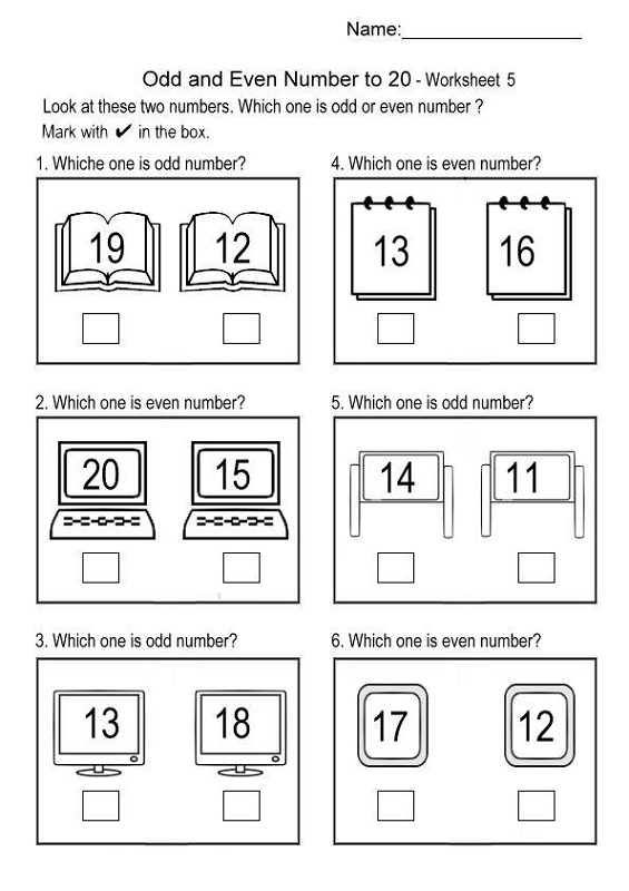 61 Even And Odd Worksheets 62