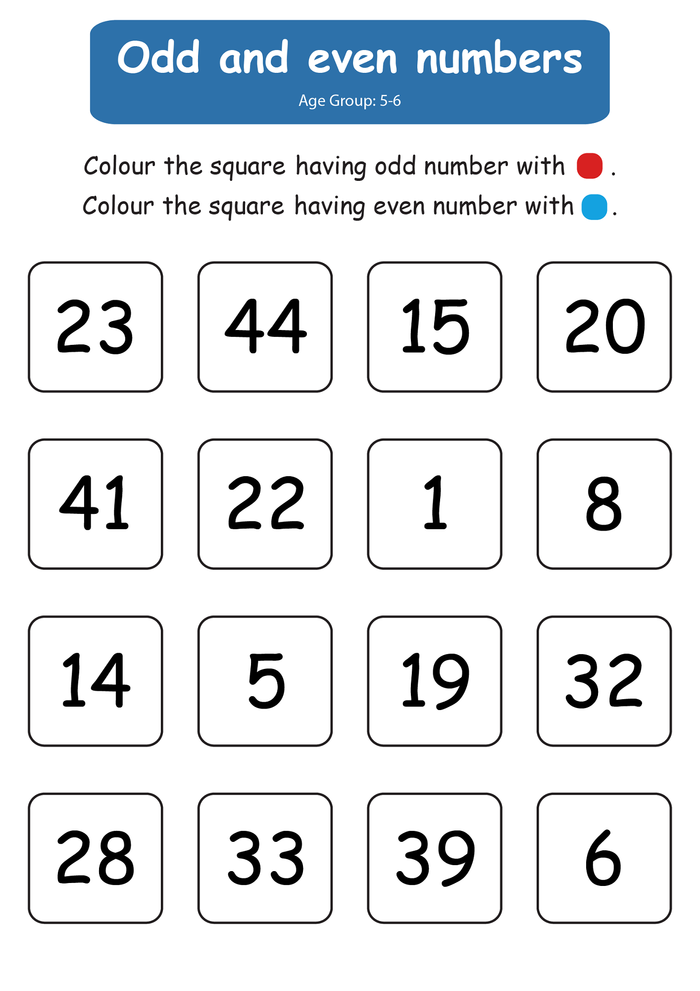 61 Even And Odd Worksheets 64