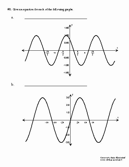 61 Graphing Trig Functions Worksheet 24