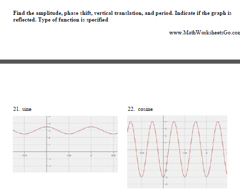 61 Graphing Trig Functions Worksheet 67