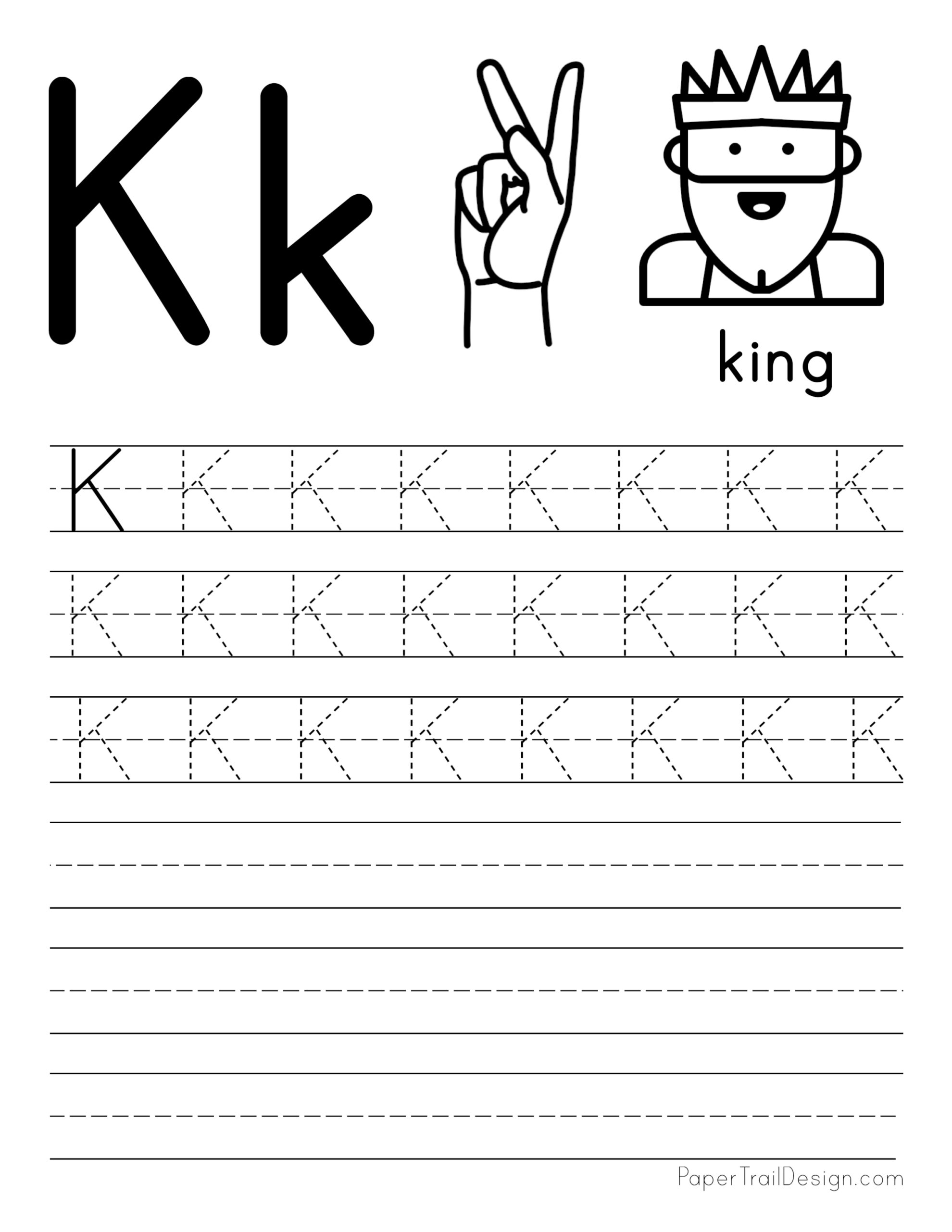 62 Pre K Tracing Worksheets 20