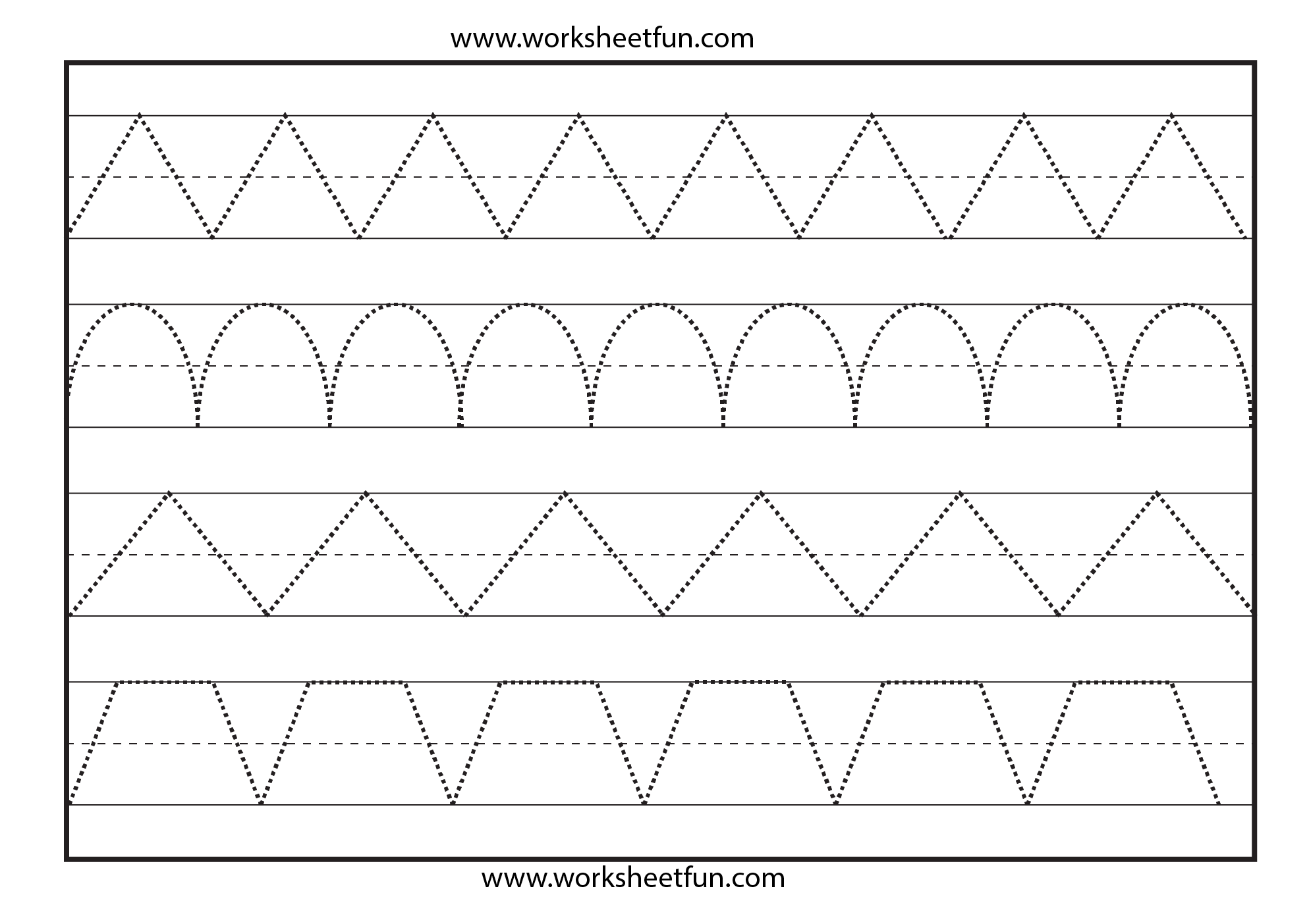 62 Pre K Tracing Worksheets 22