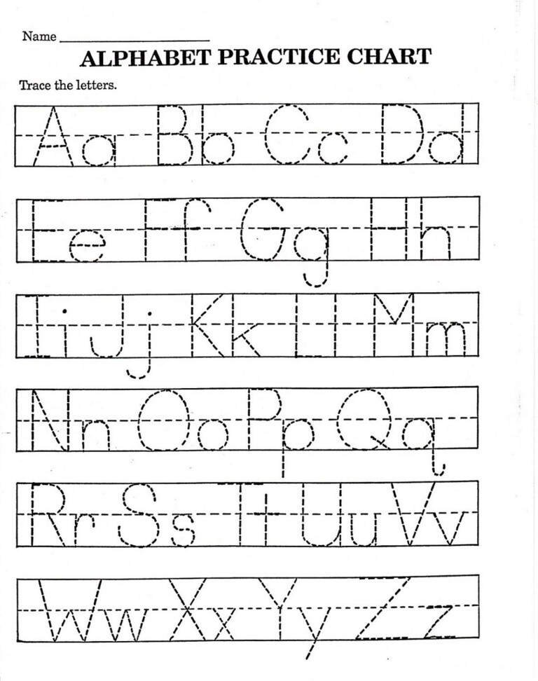 62 Pre K Tracing Worksheets 31