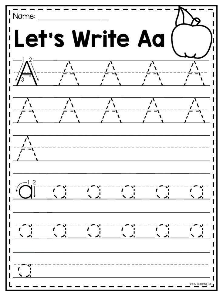 62 Pre K Tracing Worksheets 48