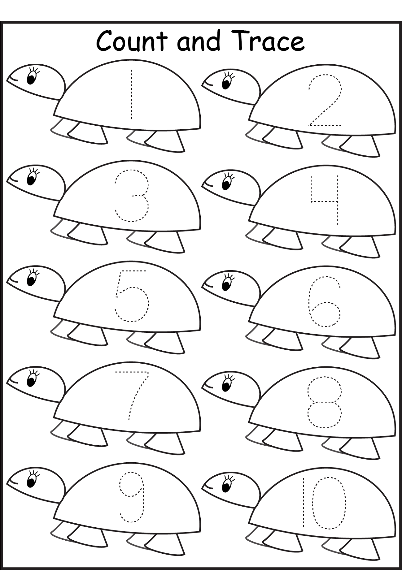 62 Pre K Tracing Worksheets 53