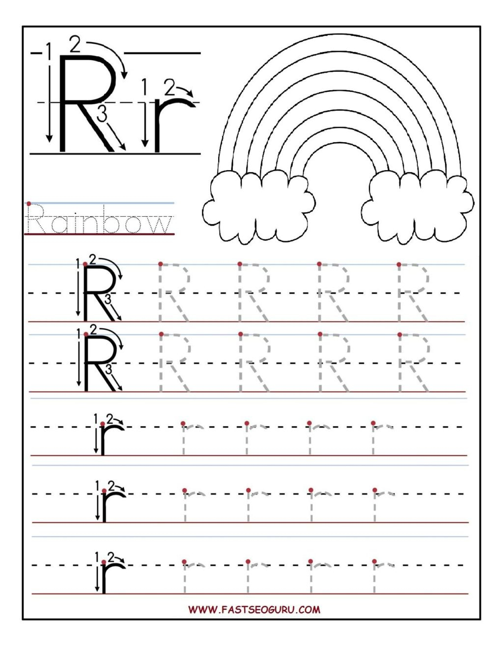 62 Pre K Tracing Worksheets 63