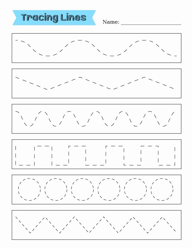 62 Pre K Tracing Worksheets 68