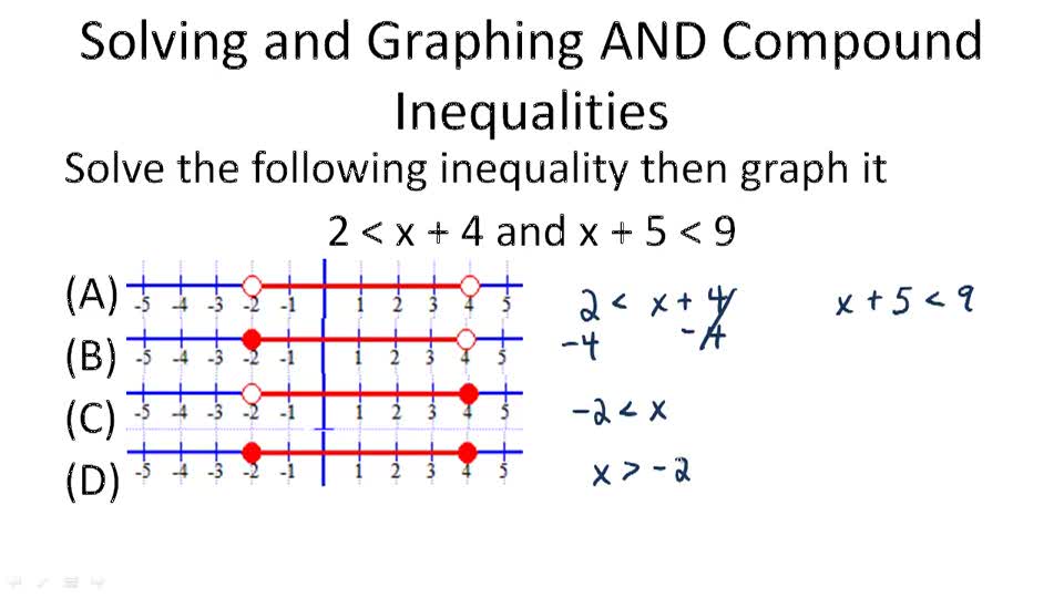 62 Solving Compound Inequalities Worksheet 25