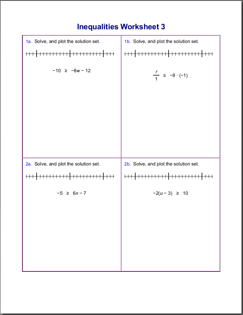 62 Solving Compound Inequalities Worksheet 29