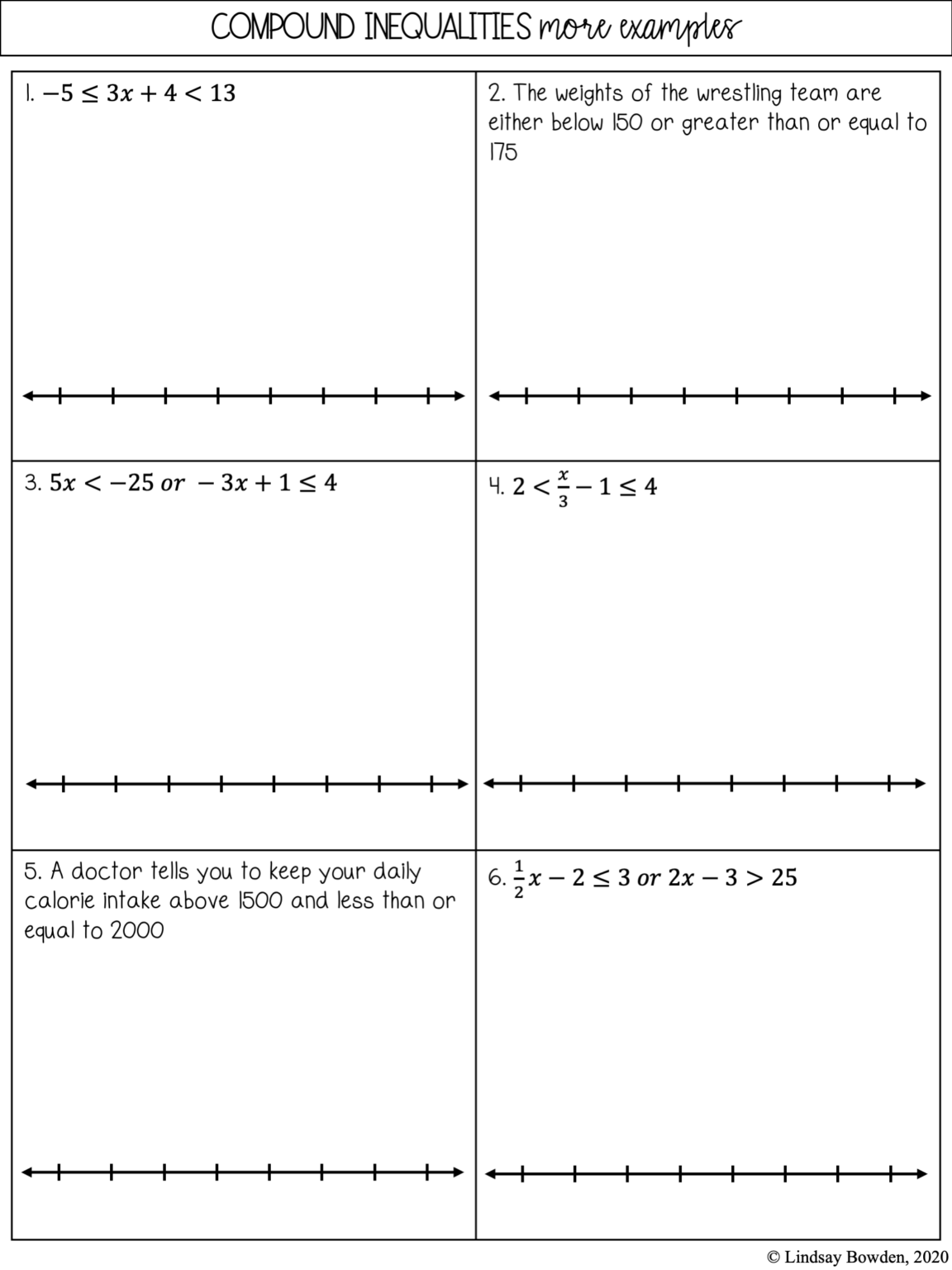 62 Solving Compound Inequalities Worksheet 38