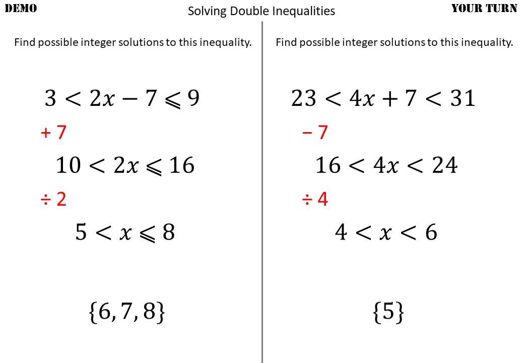 62 Solving Compound Inequalities Worksheet 45