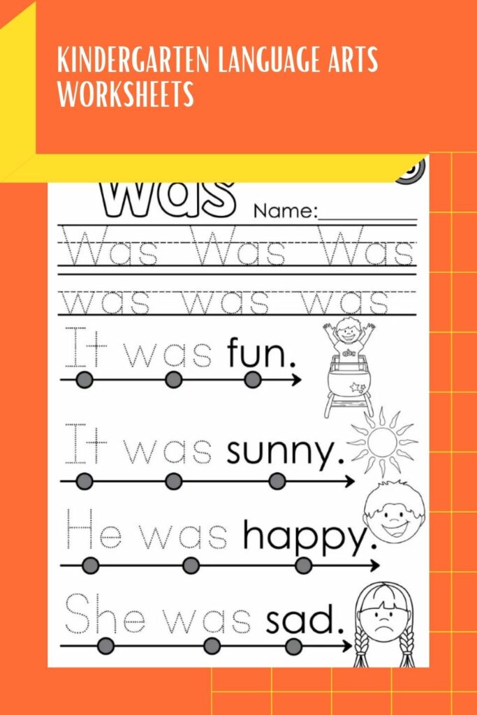 63 Kindergarten Language Arts Worksheets 28