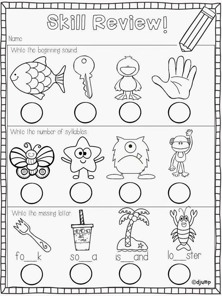 63 Kindergarten Language Arts Worksheets 32