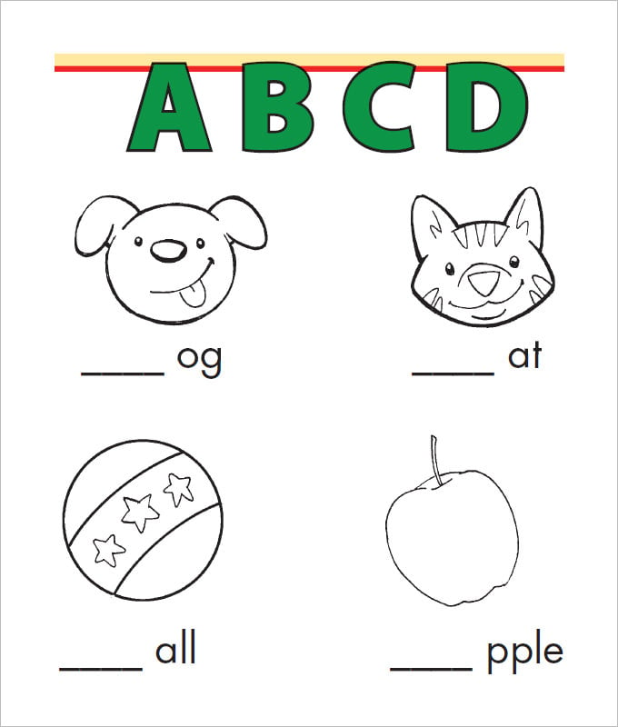 63 Kindergarten Language Arts Worksheets 43