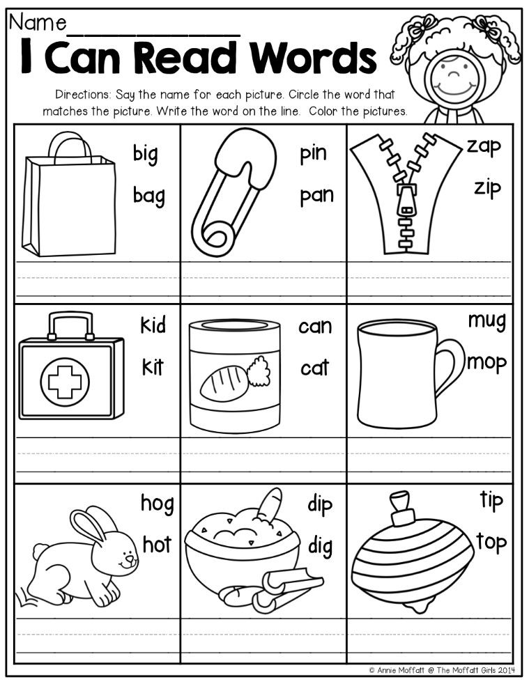 63 Kindergarten Language Arts Worksheets 45