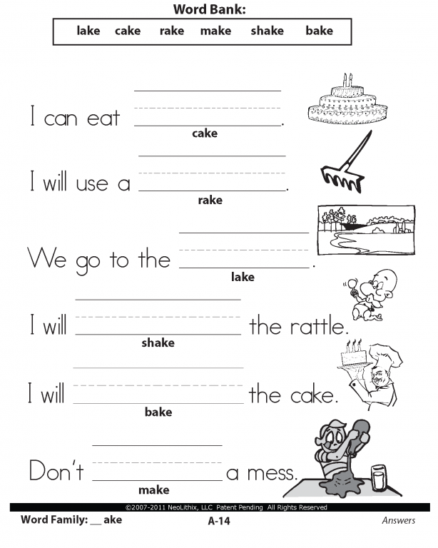 63 Kindergarten Language Arts Worksheets 8