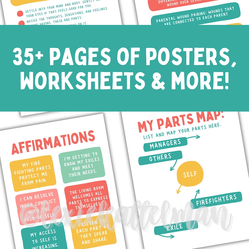 63 Parts Work Therapy Worksheets 3