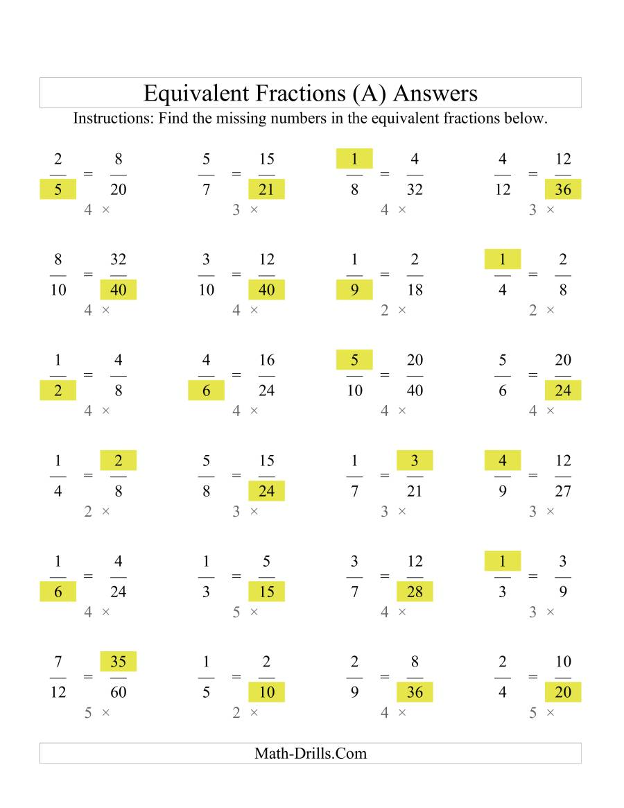 65 Fractions Worksheets Grade 5 2