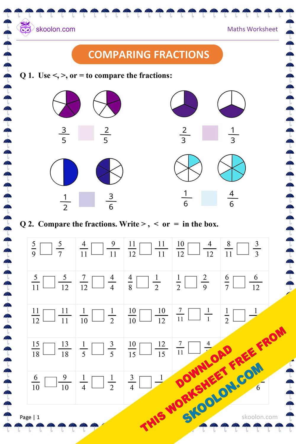 65 Fractions Worksheets Grade 5 39