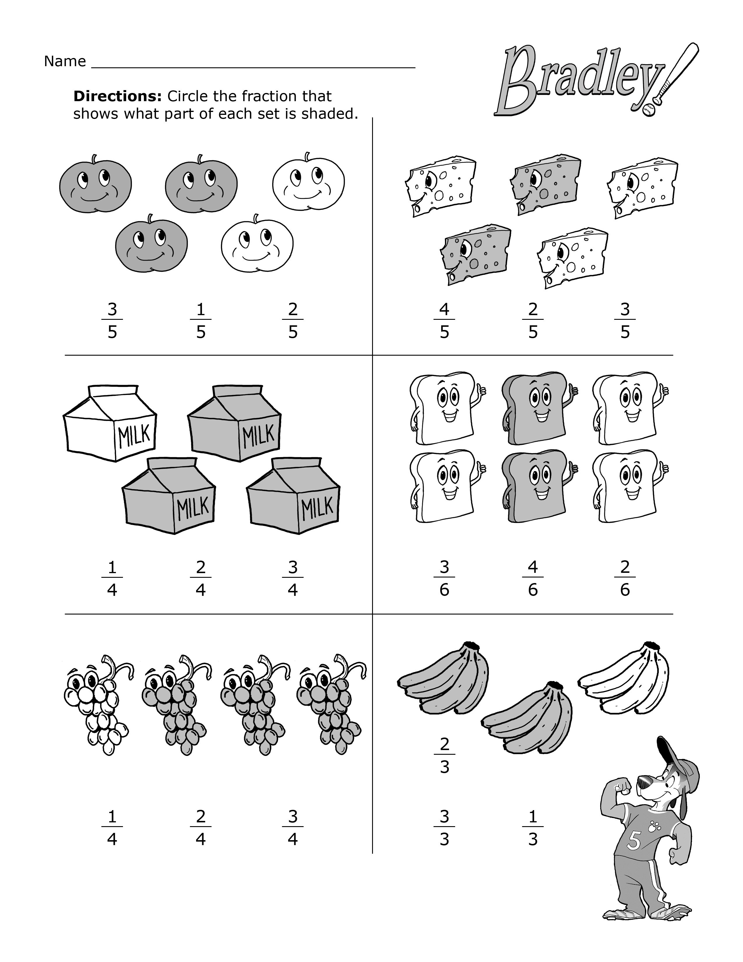 65 Fractions Worksheets Grade 5 47