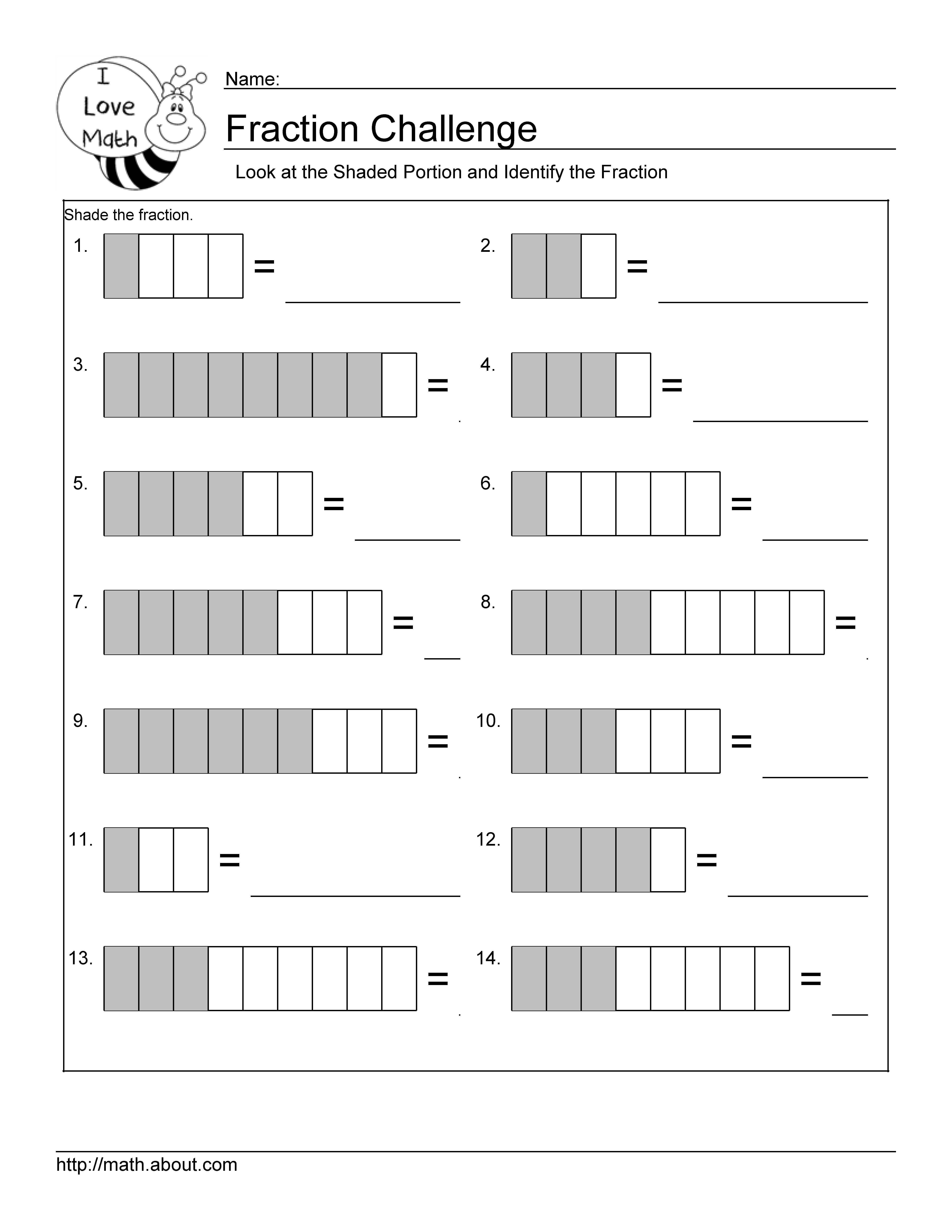 65 Fractions Worksheets Grade 5 52