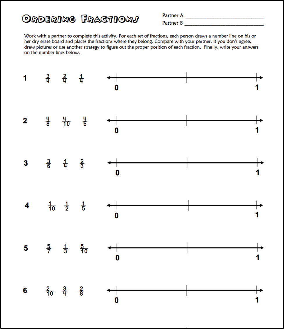 65 Fractions Worksheets Grade 5 8