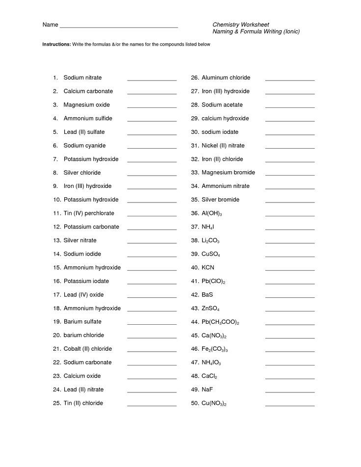 65 Writing Chemical Equations Worksheet 16