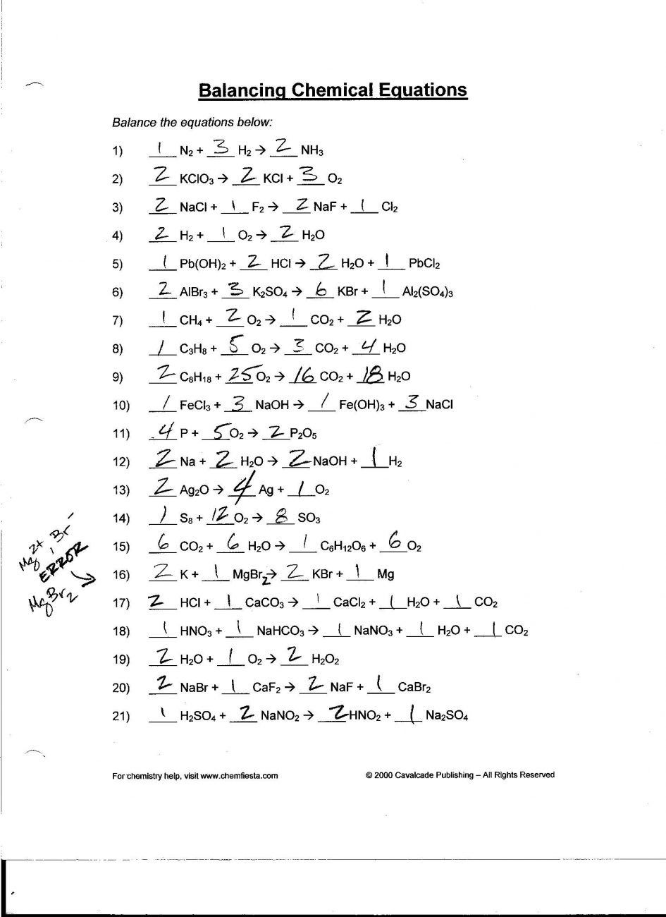 65 Writing Chemical Equations Worksheet 53