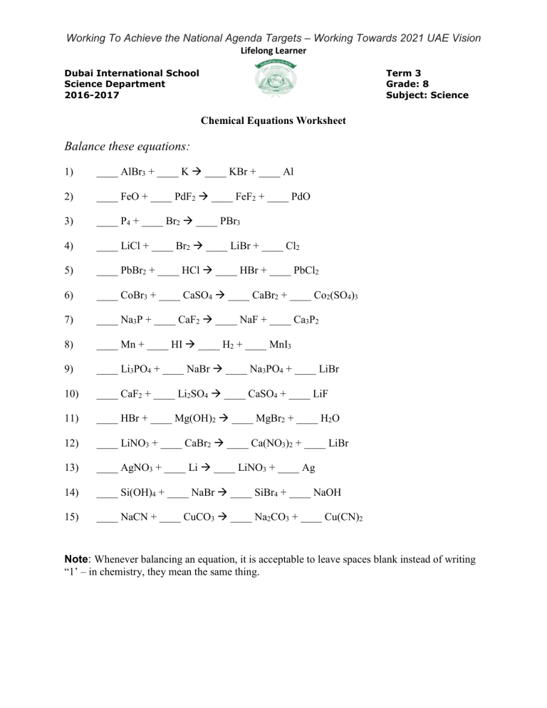 65 Writing Chemical Equations Worksheet 68